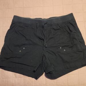 Women's Black Casual Shorts